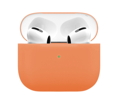 Фото 1 — Чехол силиконовый "vlp" Soft Touch Apple AirPods 3, оранжевый
