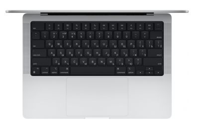Фото 2 — Apple MacBook Pro 14" (M1 Pro 10C CPU, 16C GPU, 2021) 16 ГБ, 1 ТБ SSD, Серебро MKGT3