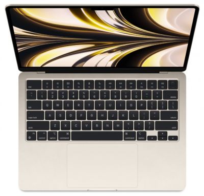 Фото 2 — Apple MacBook Air 13" (M2 8C CPU, 8C GPU, 2022) 8 ГБ, 256 ГБ SSD, Сияющая звезда MLY13