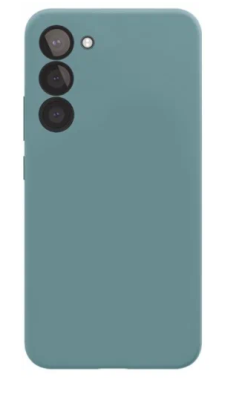 Фото 1 — Чехол защитный "vlp" Silicone Case для Samsung Galaxy S23+, темно-зеленый