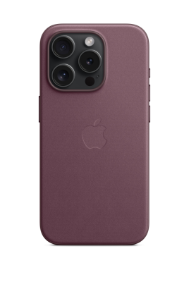 Фото 1 — Чехол защитный iPhone 15 Pro FineWoven Case with MagSafe Premium Mulberry