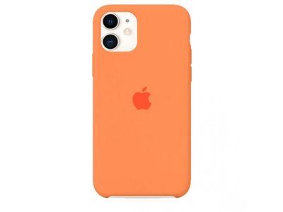 Фото 1 — Чехол защитный iPhone 11 Silicone Case оранжевый (Copy)