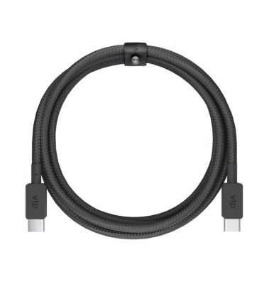 Фото 1 — Кабель "vlp" Nylon Cable USB C - USB C, 60W, 2м, черный