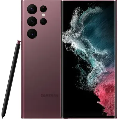 Фото 1 — Смартфон Samsung Galaxy S22 Ultra 8/512GB Бордовый