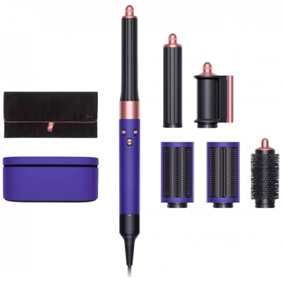 Фото 1 — Фен-стайлер Dyson Airwrap multi-styler Complete Long HS05, синий/розовый