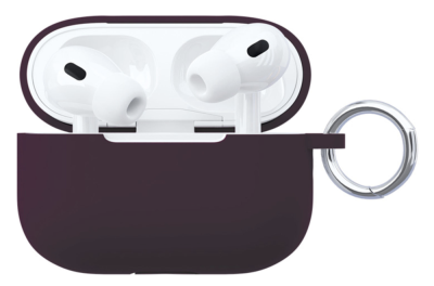 Фото 1 — Чехол силиконовый "vlp" Soft Touch Apple AirPods Pro, темно -фиолетовый 